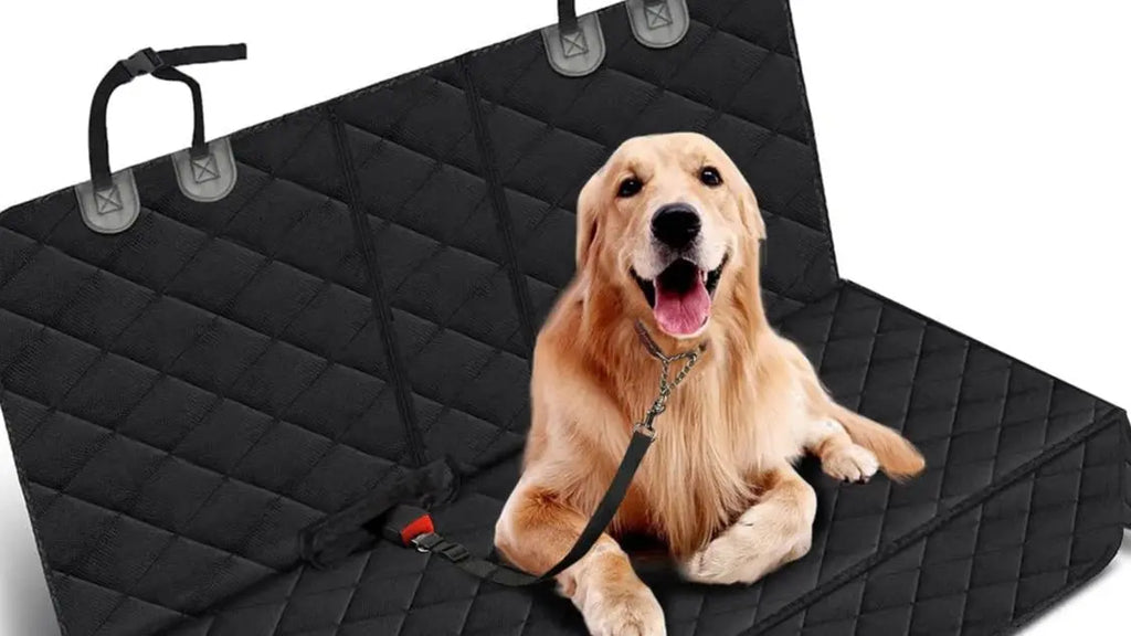 Ultimate Waterproof Dog Car Seat Cover - Non-Slip Back Seat Protector for Cars, Trucks & SUVs - Fits Middle Armrest, Black