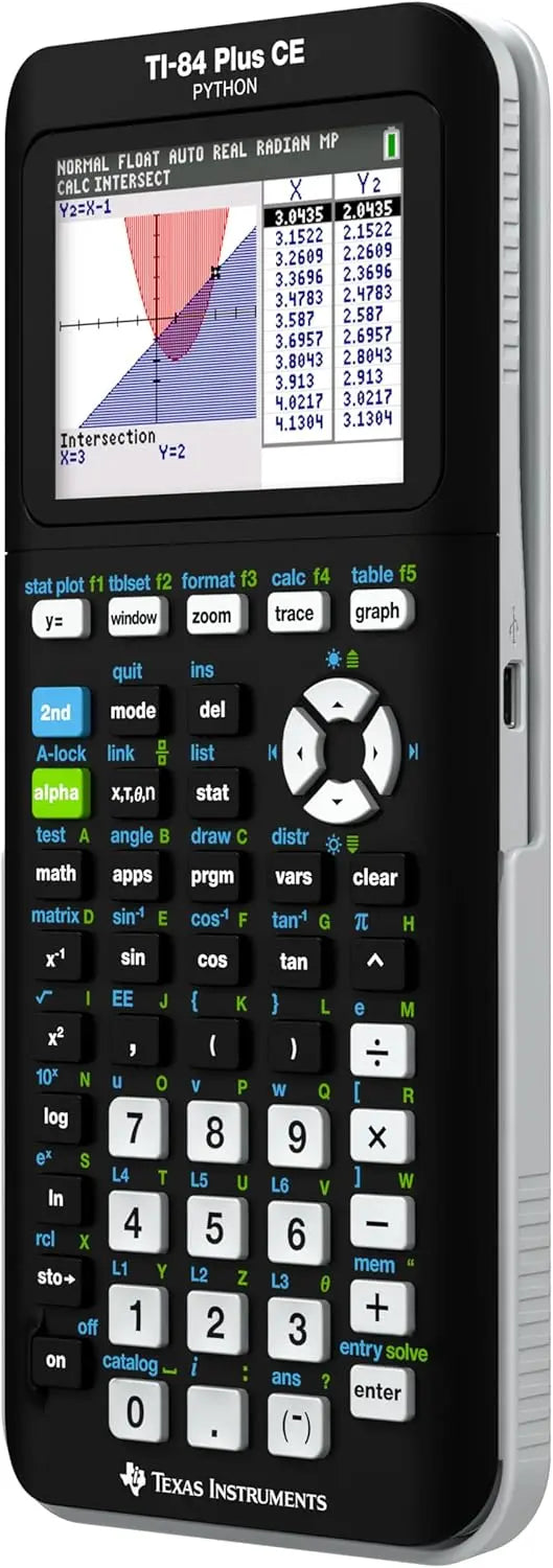 TI-84 Plus CE Color Graphing Calculator - Black