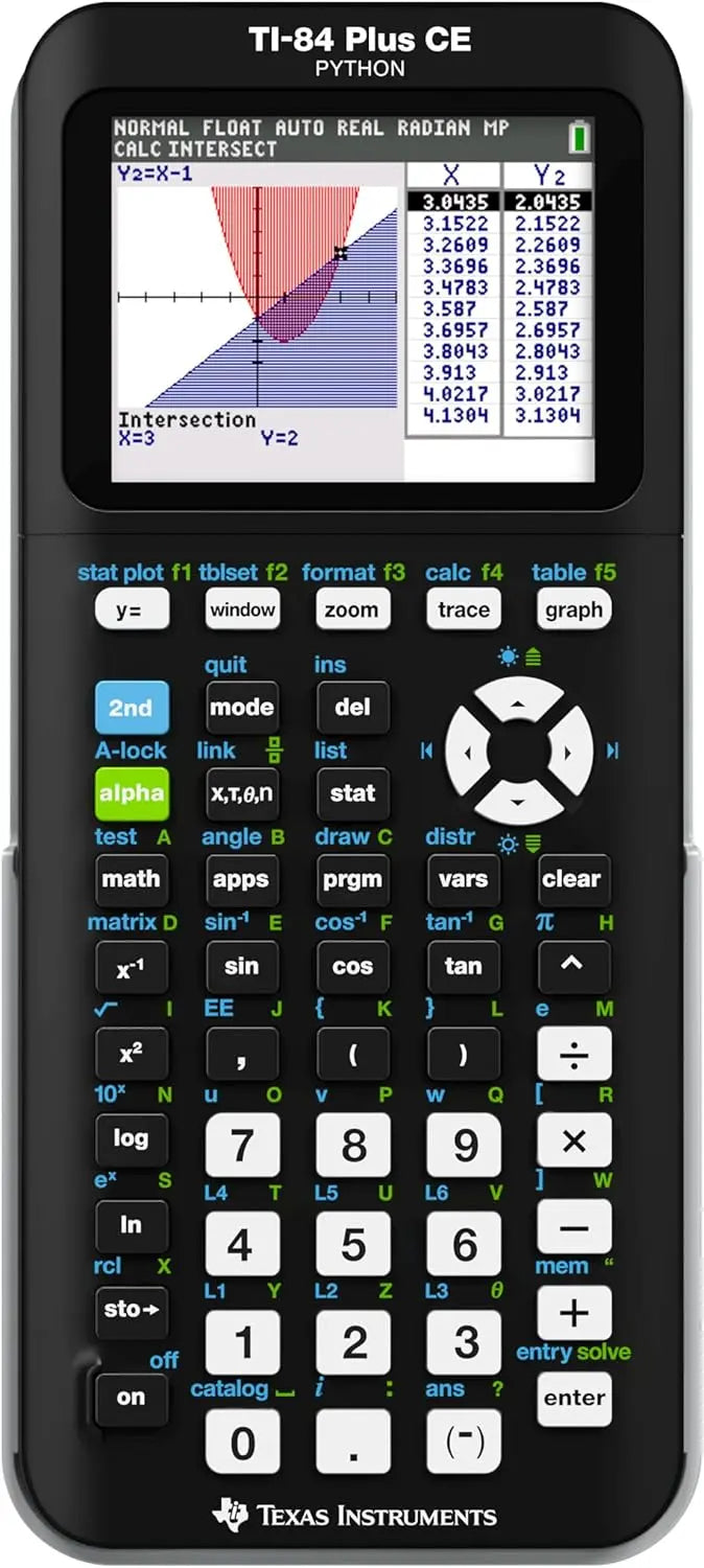 TI-84 Plus CE Color Graphing Calculator - Black