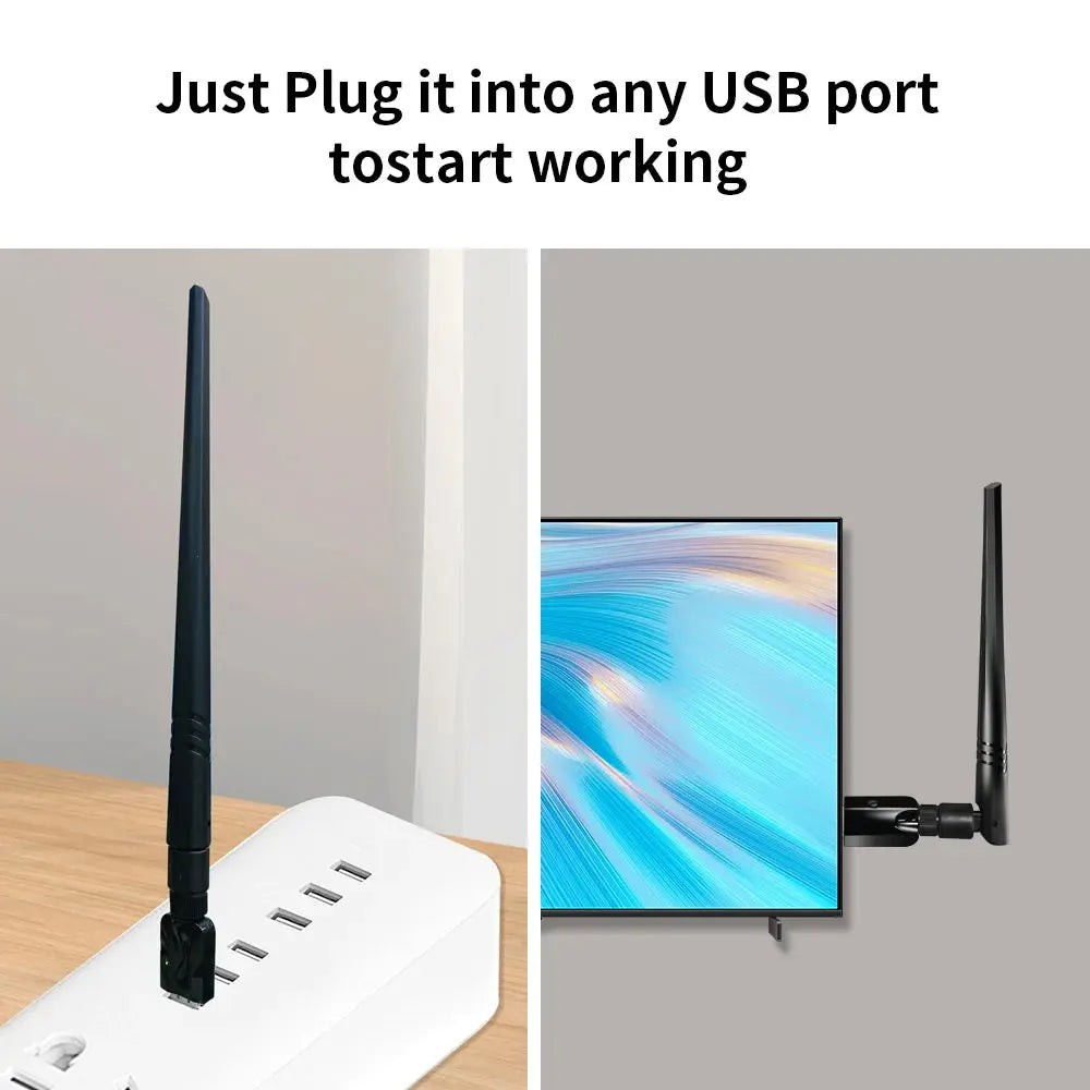 Zigbee Range Extender - High-Gain USB Gateway with Detachable Antenna for Enhanced Smart Life Connectivity